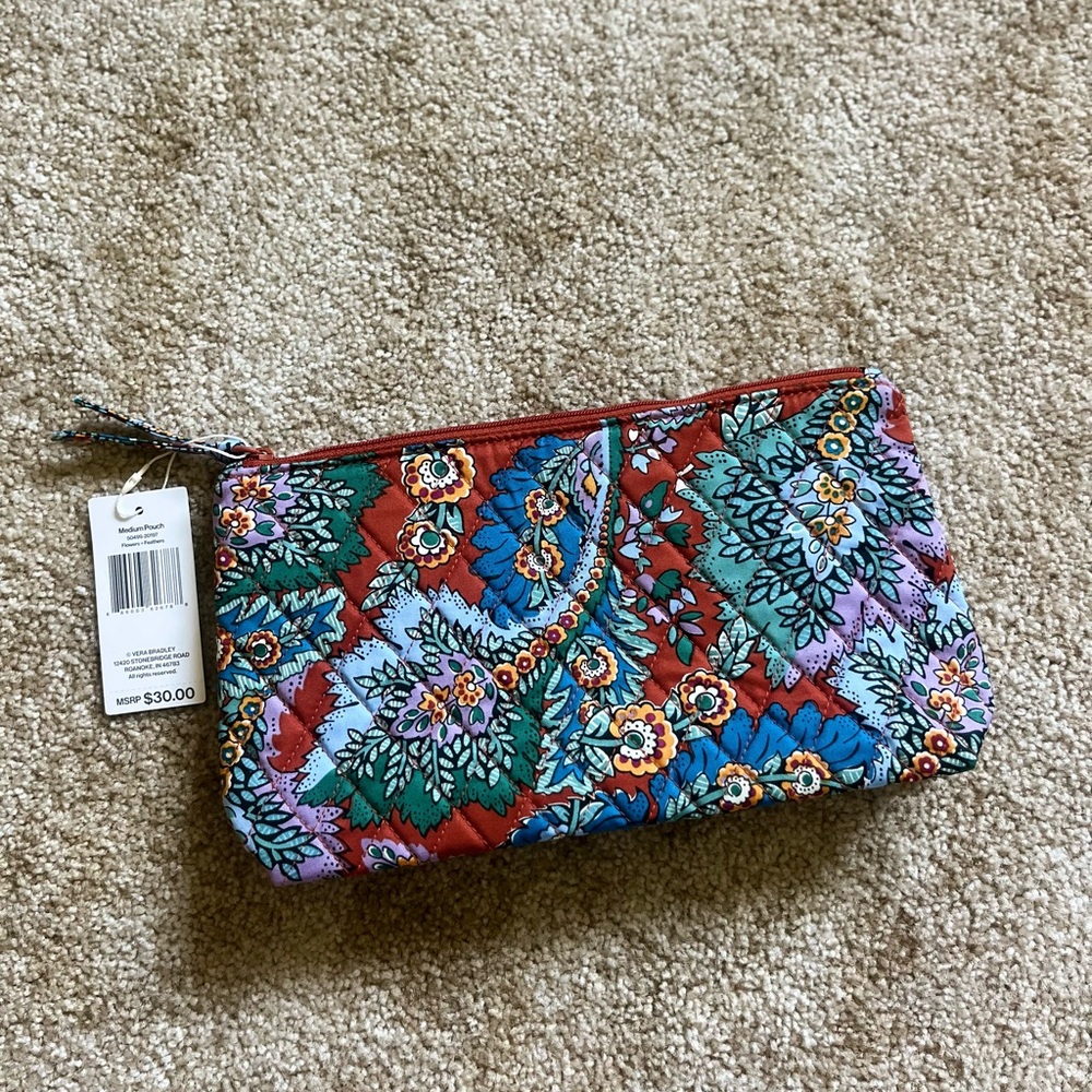 Vera Bradley medium cosmetic bag